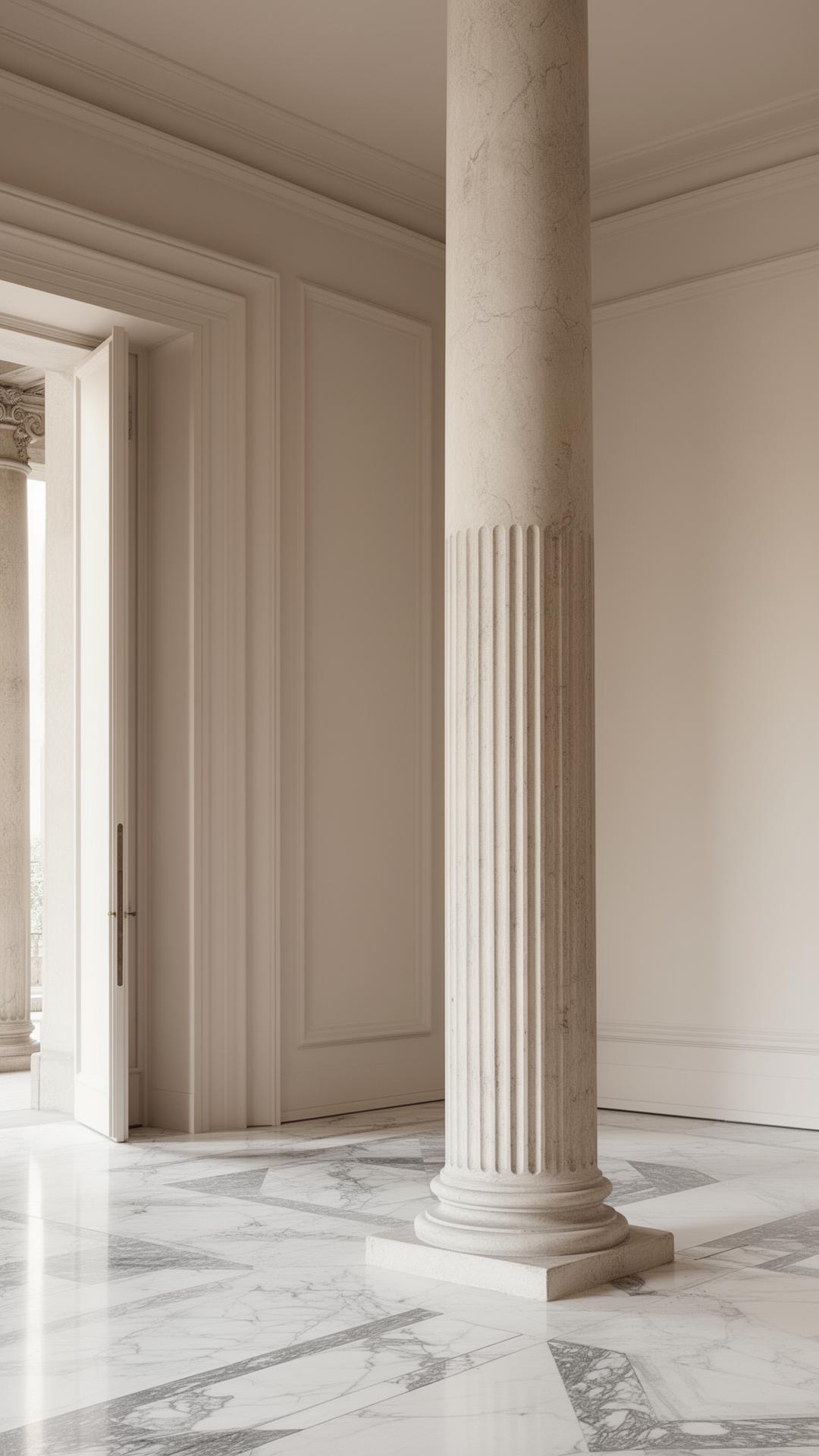 Interno marmoreo di residenza romana di lusso